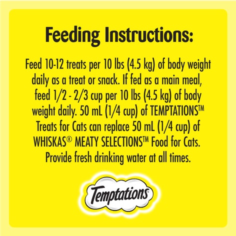 TEMPTATIONS™ Cat Treats, Tasty Chicken Flavour image 1