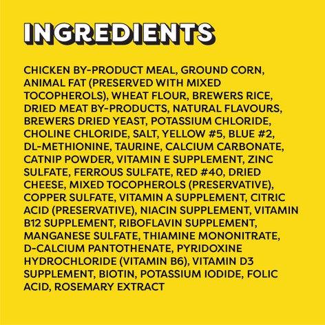 TEMPTATIONS™ Cat Treats, Mix-Ups Chicken, Catnip & Cheddar Flavour image 1