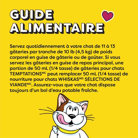 Gâteries pour chats TEMPTATIONS(MC) Mélimélo arômes de poulet, d’herbe à chat et de cheddar image 1