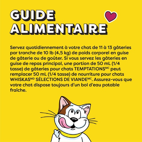 Gâteries pour chats TEMPTATIONS(MC) Mélimélo arômes de poulet, d’herbe à chat et de cheddar image 1