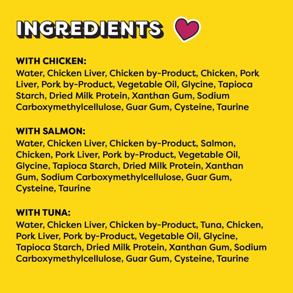 Temptations Creamy Puree Adult Lickable Cat Treats Variety Pack, Chicken, Salmon, and Tuna Flavours image 4