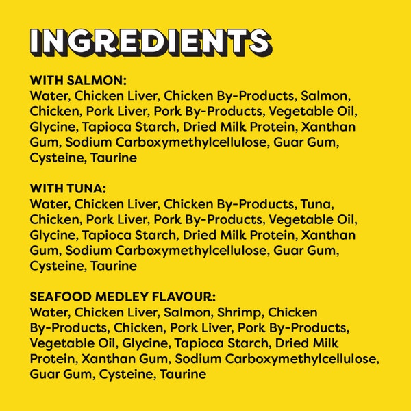 Temptations Creamy Puree Adult Lickable Cat Treats, Seafood Variety Pack, Seafood Medley, Salmon, and Tuna Flavours image 4