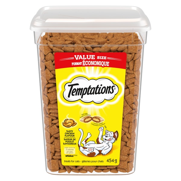 Gâteries pour chats TEMPTATIONS(MC) Saveur de poulet savoureux image 1