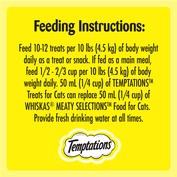 TEMPTATIONS™ Cat Treats, Tasty Chicken Flavour image 3
