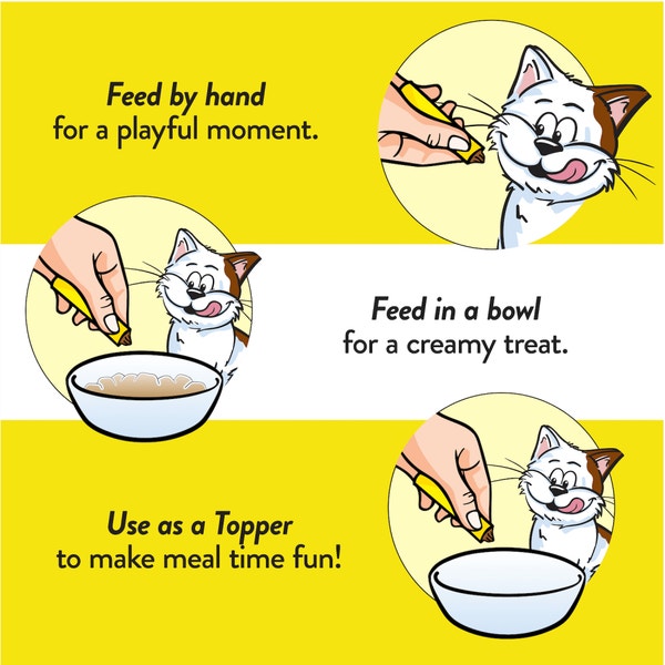 TEMPTATIONS™ Creamy Purrrr-ée Cat Treats, Chicken image 3