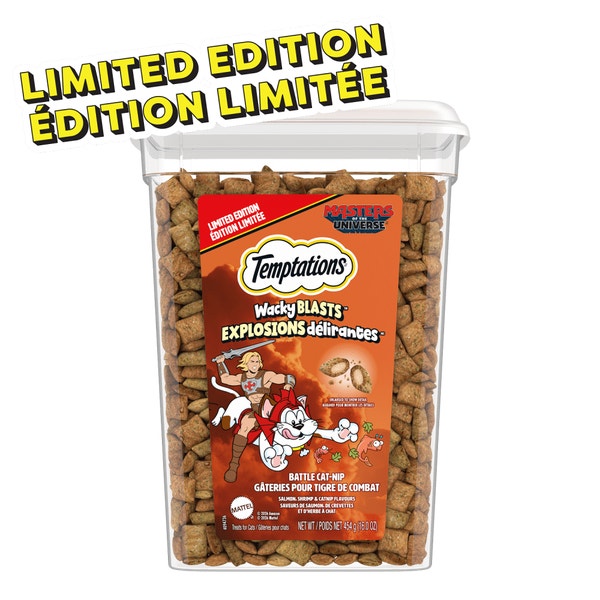 Temptations Wacky Blasts Cat Treats, Nautical 'Nip Flavour, 454g Pouch image 1