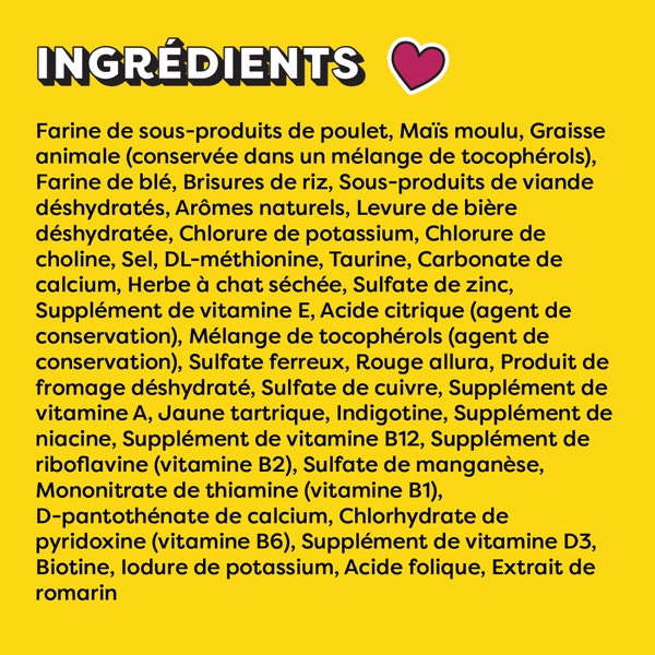 Gâteries pour chats TEMPTATIONS Ragoût de miaouël, Herbe à chat (saveurs de poulet, d’herbe à chat et de cheddar), contenant de 454 g image 4
