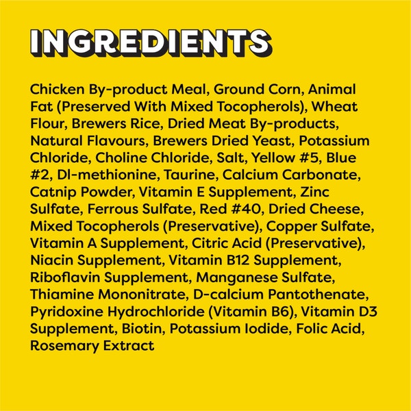 TEMPTATIONS™ Cat Treats, Mix-Ups Chicken, Catnip & Cheddar Flavour image 5