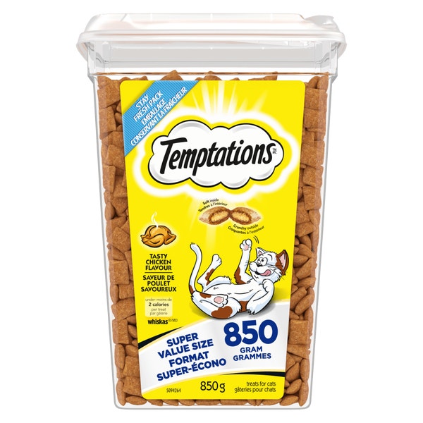 Gâteries pour chats TEMPTATIONS(MC) Saveur de poulet savoureux image 1