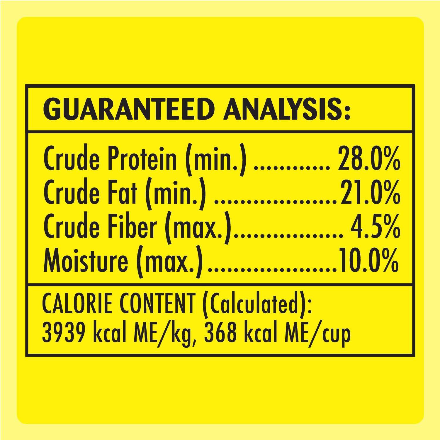TEMPTATIONS™ Cat Treats, Tasty Chicken Flavour guaranteed analysis image