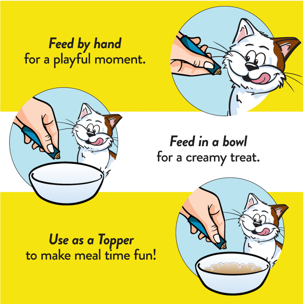TEMPTATIONS™ Creamy Purrrr-ée Cat Treats, Tuna, 4 Count image 3
