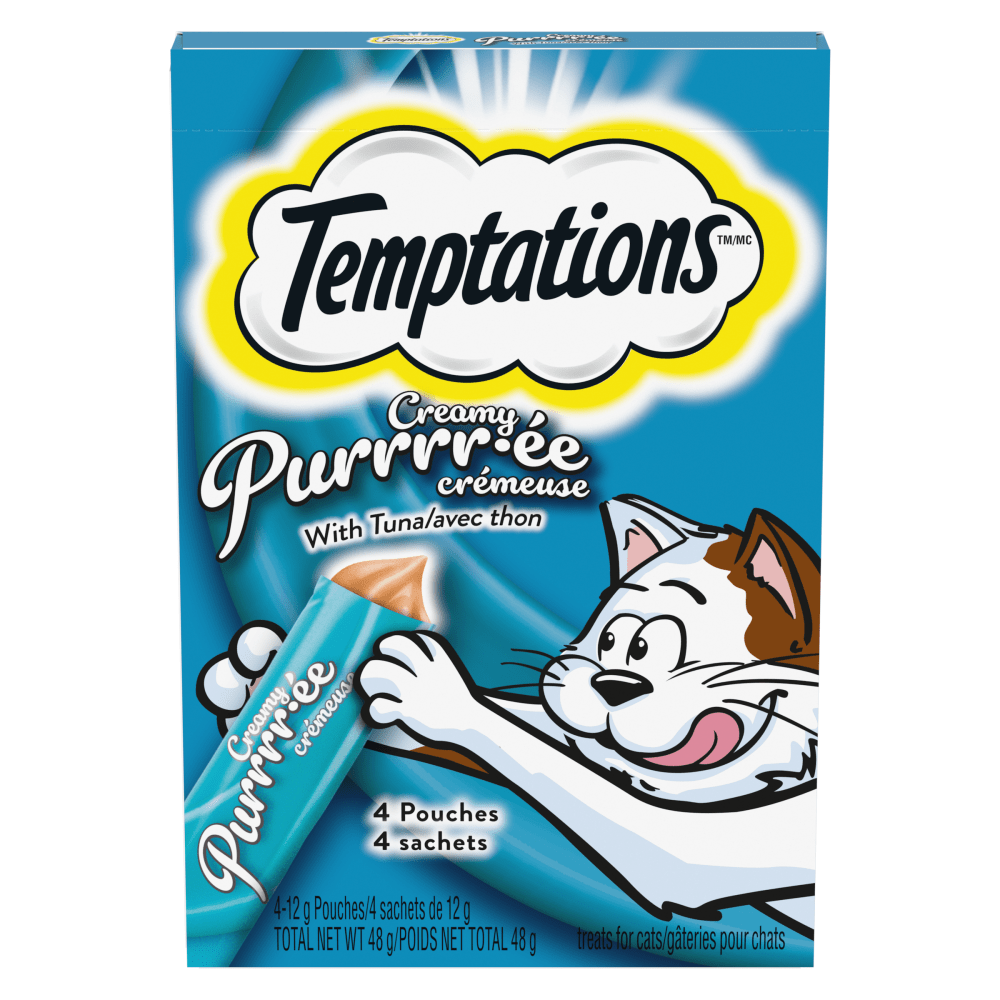 Gâteries pour chats adultes TEMPTATIONS(MC) PURRRR-ÉE CRÉMEUSE
