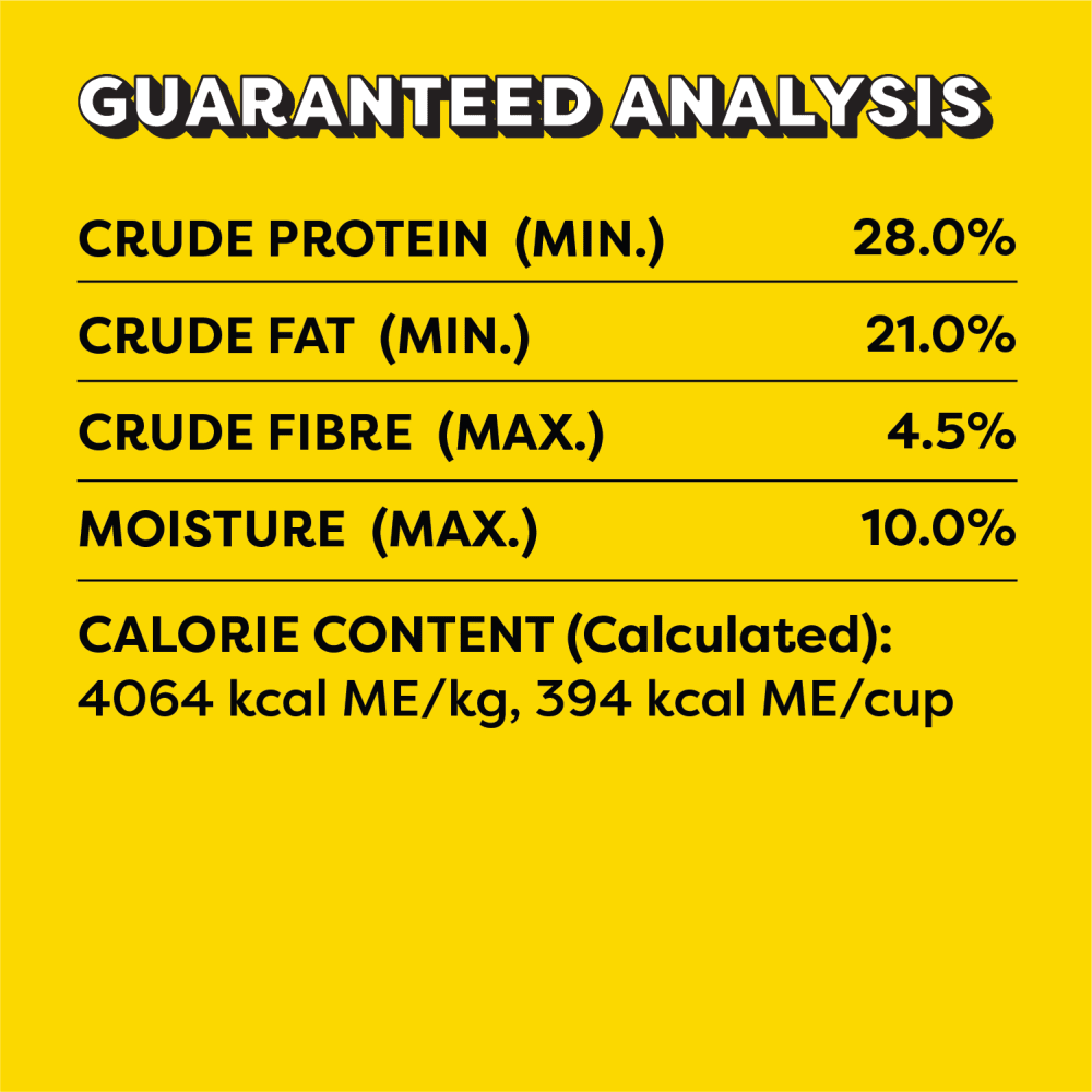 TEMPTATIONS™ Cat Treats, Seafood Medley Flavour guaranteed analysis image