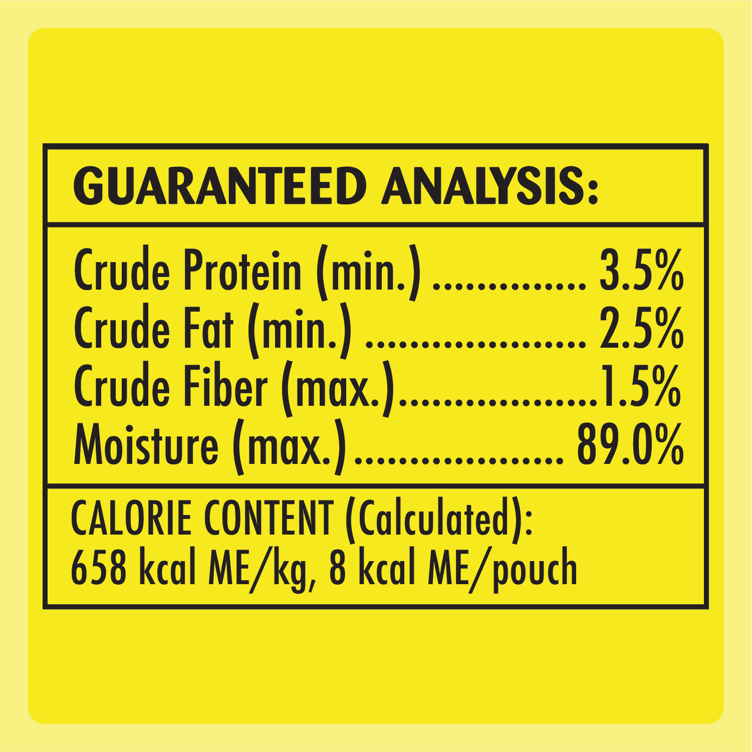TEMPTATIONS™ Creamy Purrrr-ée Cat Treats, Chicken guaranteed analysis image