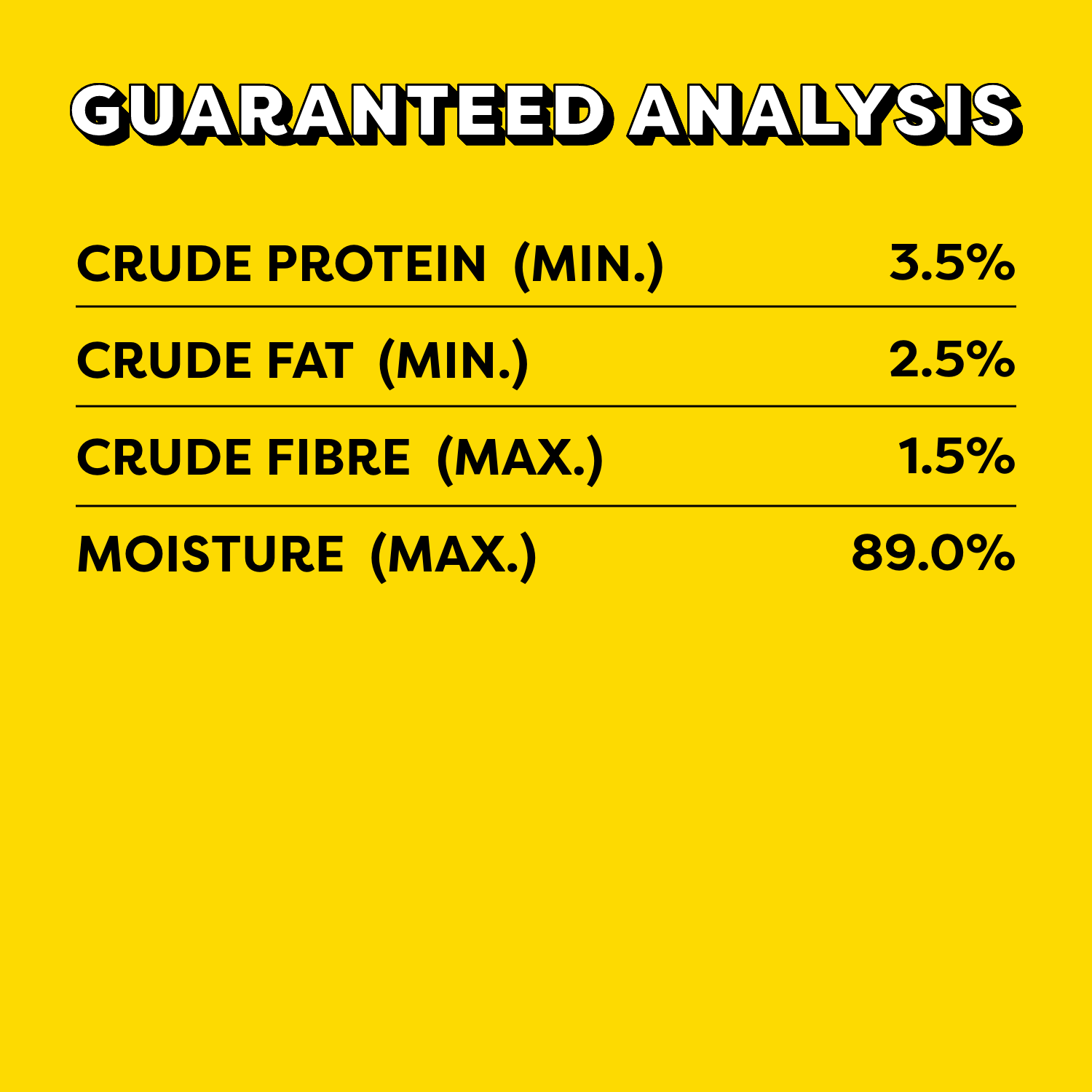 TEMPTATIONS™ Creamy Purrrr-ée Cat Treats, Chicken guaranteed analysis image