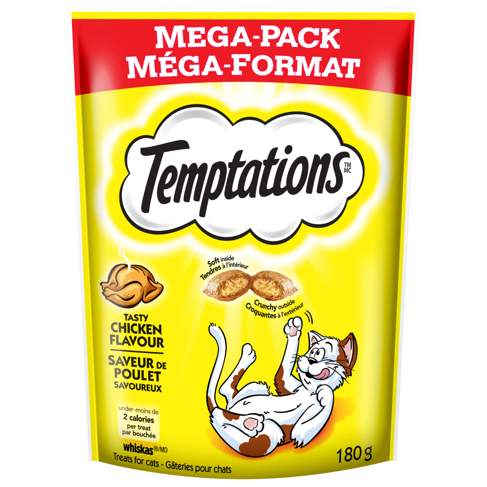 TEMPTATIONS™ Cat Treats, Tasty Chicken Flavour
