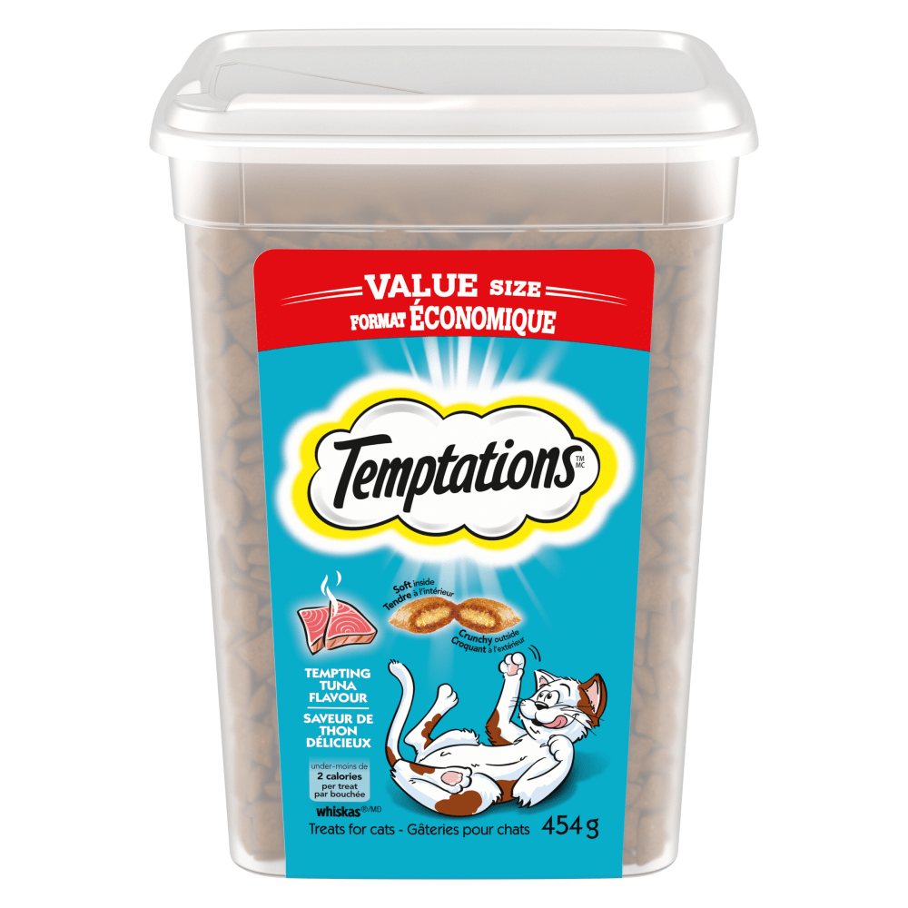 Gâteries pour chats TEMPTATIONS(MC) Saveur de thon délicieux image 1