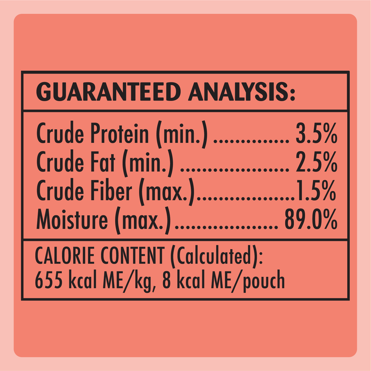 TEMPTATIONS™ Creamy Purrrr-ée Cat Treats, Salmon guaranteed analysis image