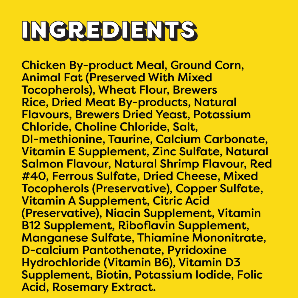 TEMPTATIONS™ Cat Treats, Seafood Medley Flavour ingredients image